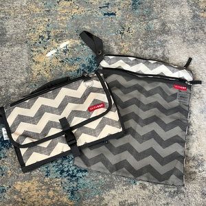 Skip hop changing pad and wet/dry bag